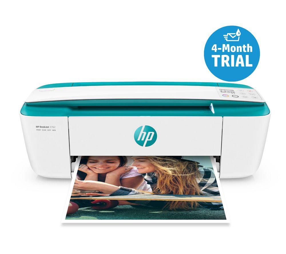HP DeskJet 3762 All-in-One Wireless Inkjet Printer  White