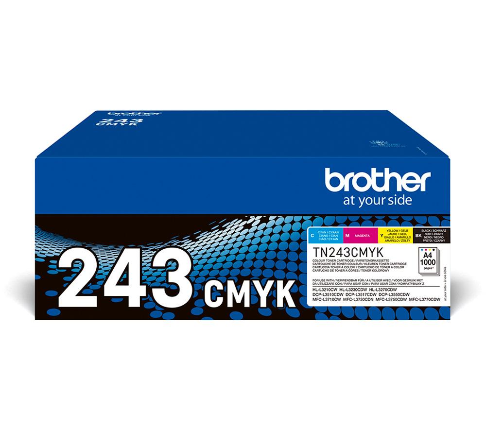 BROTHER TN243CMYK Cyan  Magenta  Yellow & Black Toner Cartridges