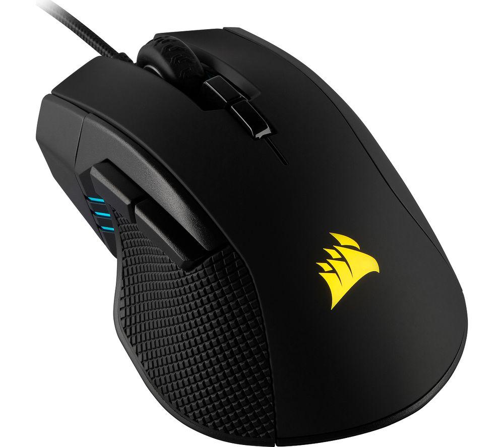 CORSAIR Ironclaw RGB Optical Gaming Mouse  Black