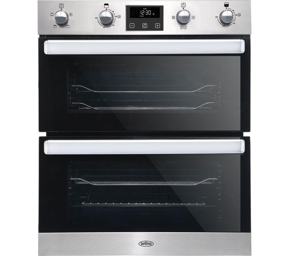 BELLING BI702FPCT Electric Built-under Double Smart Oven - Stainless Steel