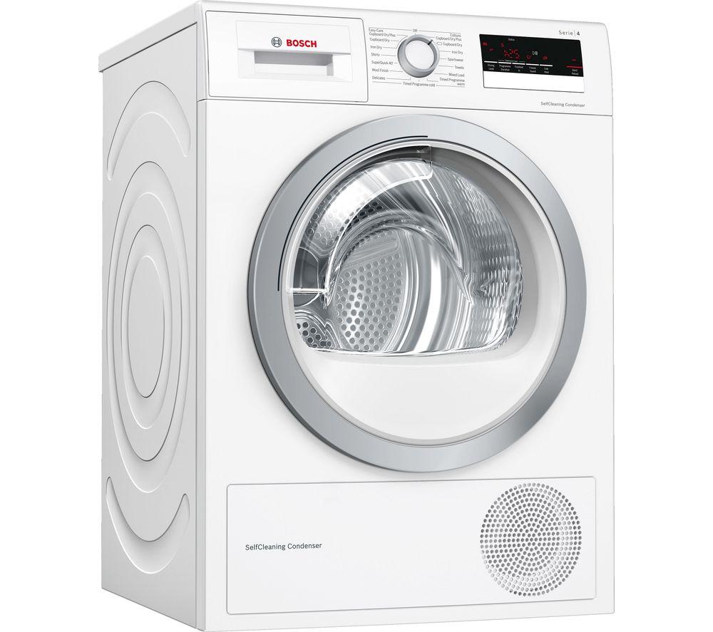 BOSCH Serie 4 WTW85231GB 8 kg Heat Pump Tumble Dryer - White