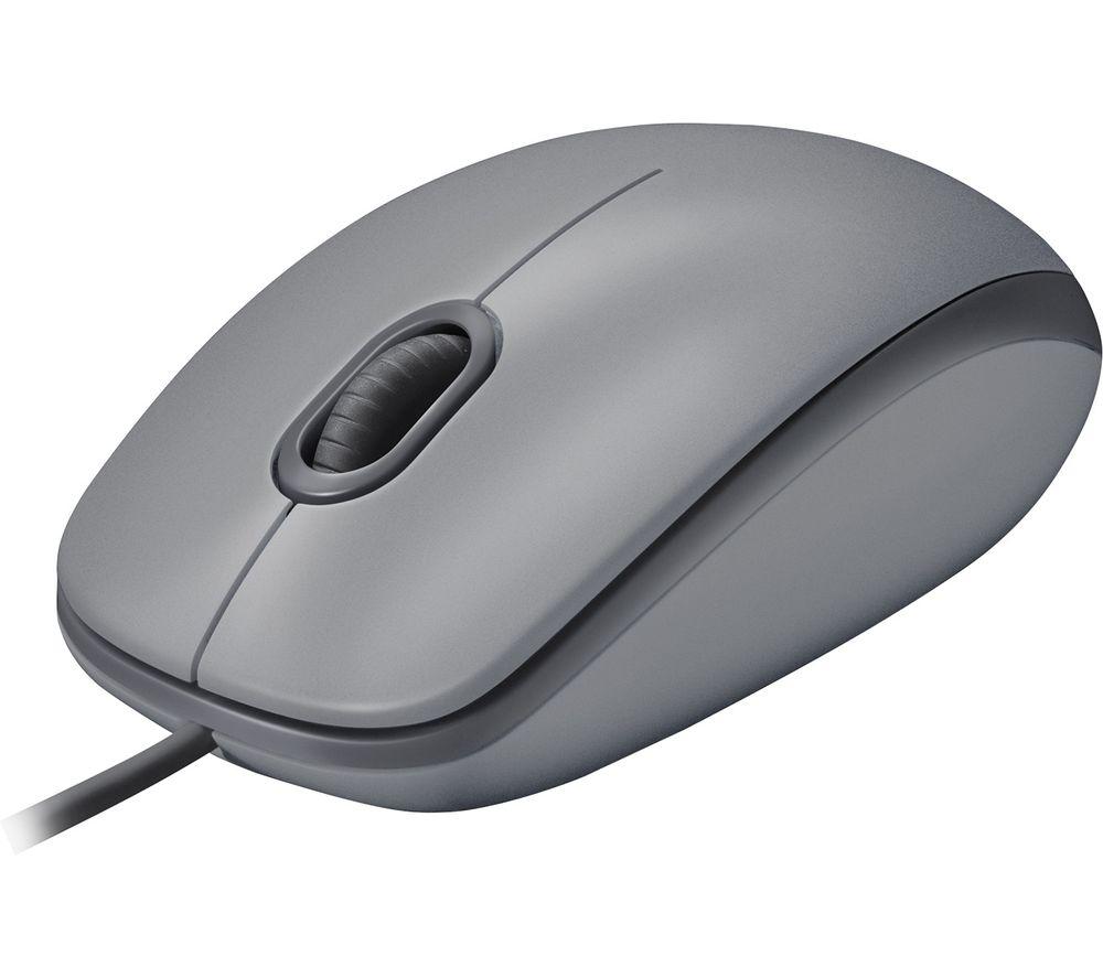 LOGITECH M110 Silent Optical Mouse  Silver/Grey