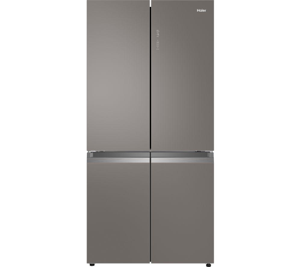 HAIER Cube Series HTF-540DGG7 Fridge Freezer - Iconic Glass