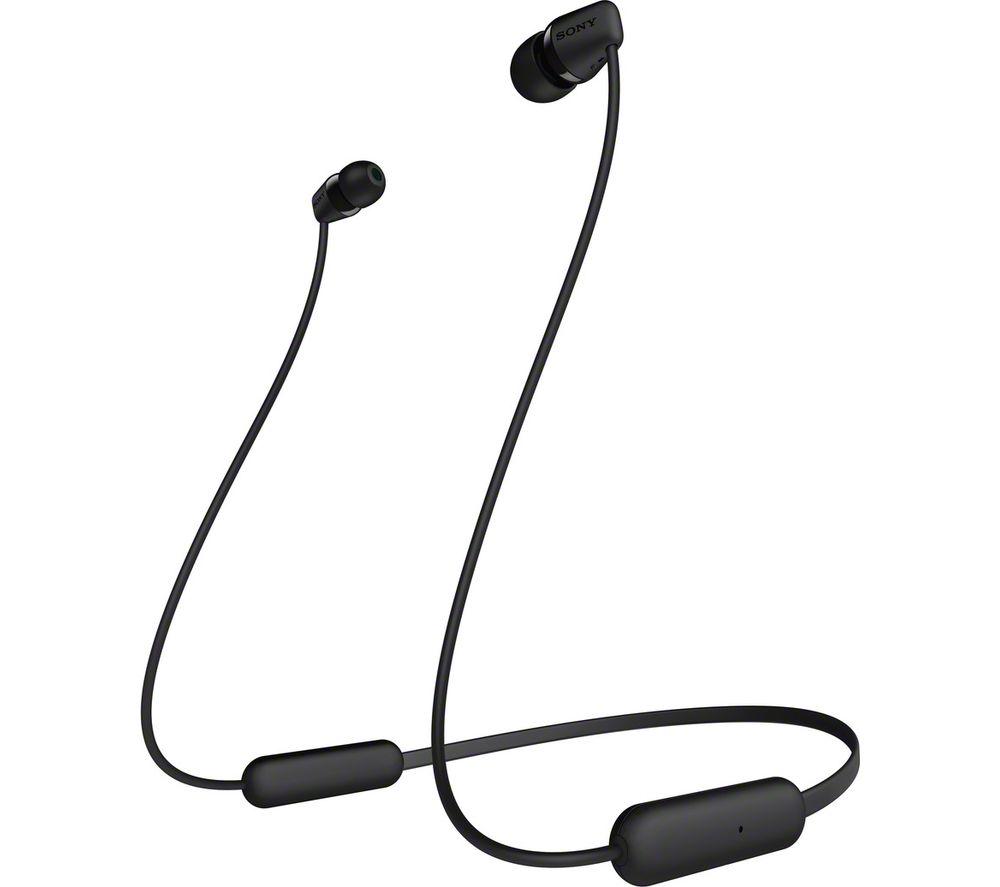 SONY WI-C200 Wireless Bluetooth Earphones - Black