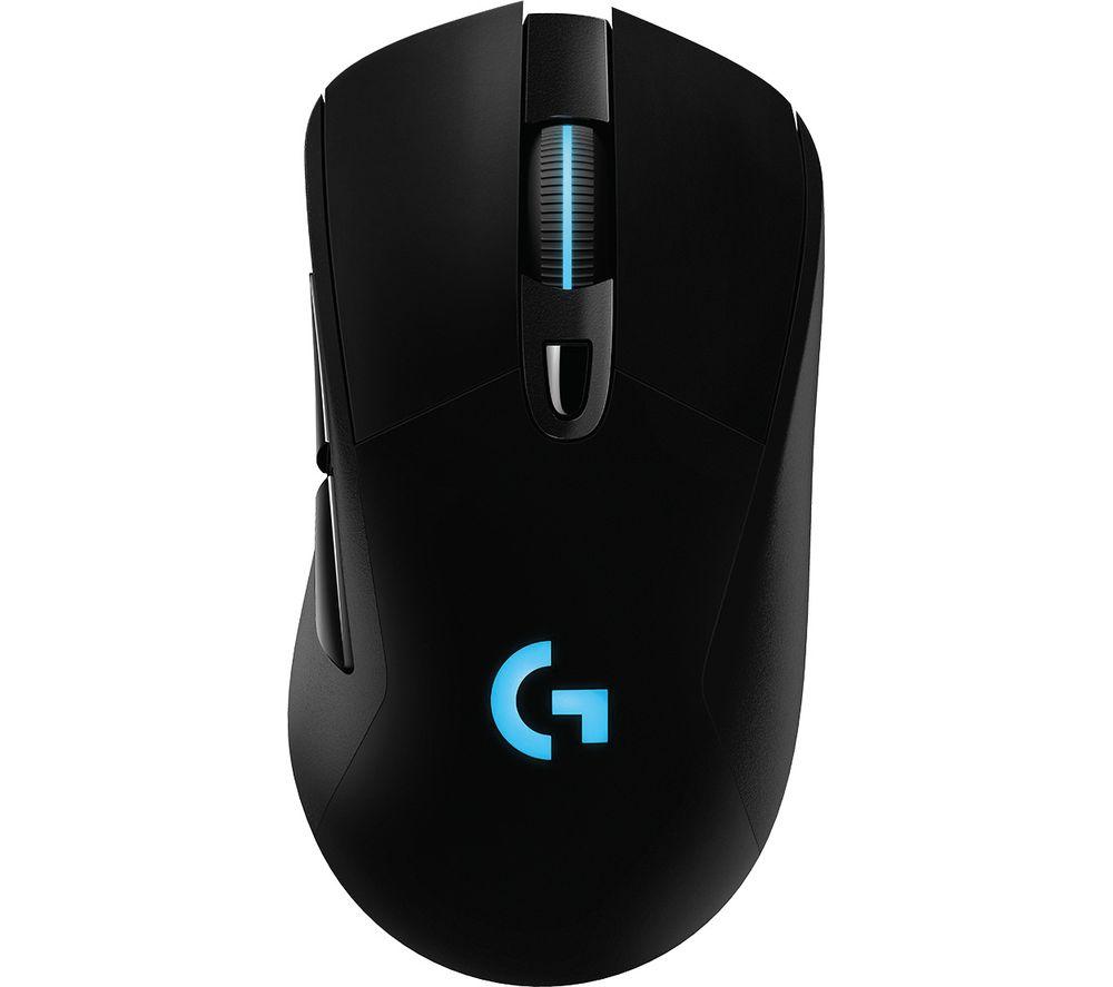 LOGITECH G703 HERO LIGHTSPEED RGB Wireless Optical Gaming Mouse  Black