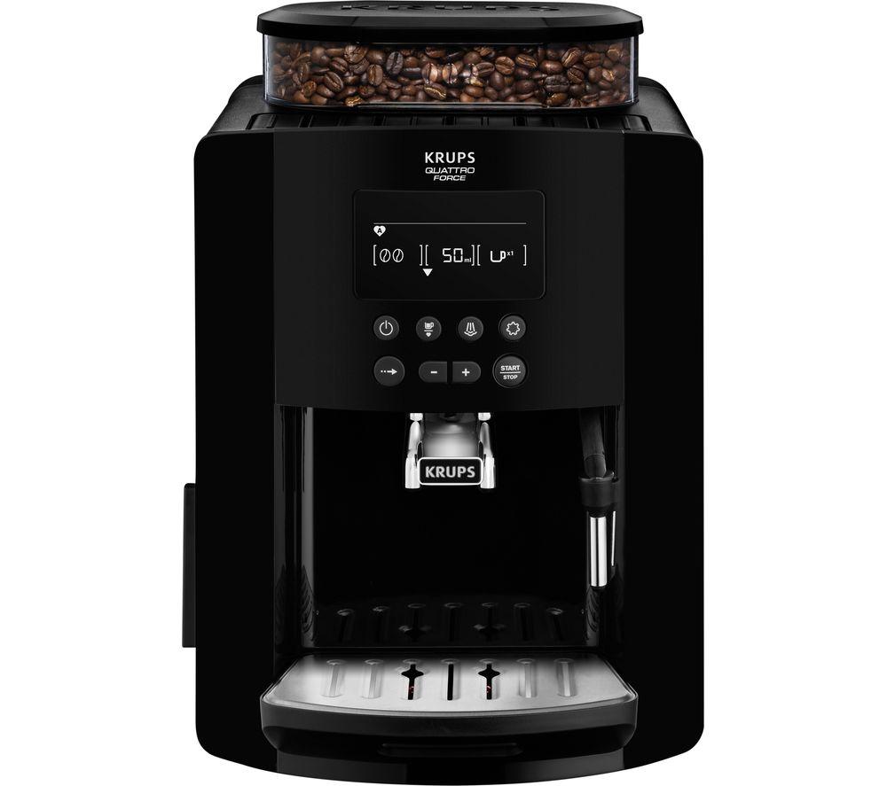 KRUPS Arabica Digital Espresso EA817040 Bean to Cup Coffee Machine - Black