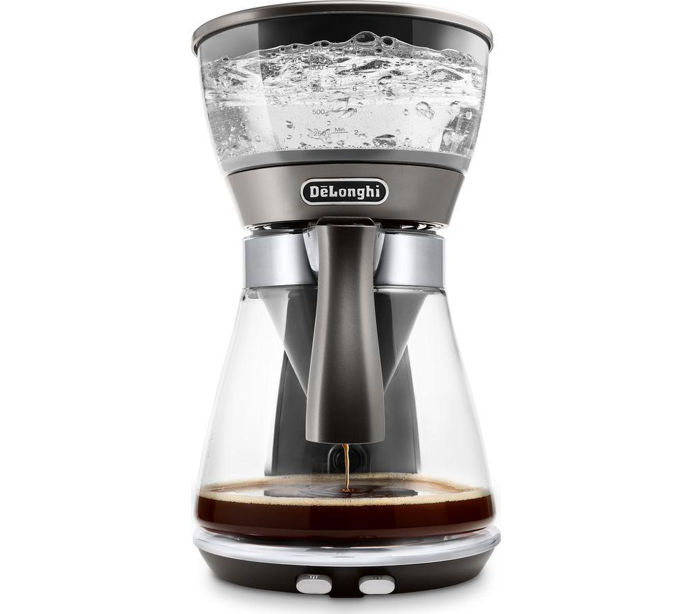 DELONGHI Clessidra ICM17210 Filter Coffee Machine - Silver