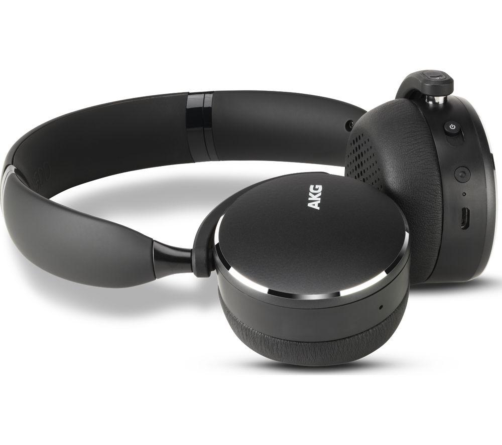 AKG Y500 Wireless Bluetooth Headphones - Black