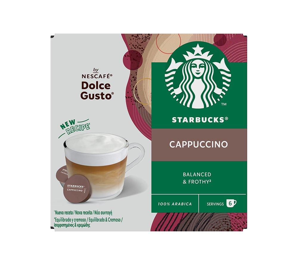 STARBUCKS Dolce Gusto Cappuccino Coffee Pods - Pack of 12