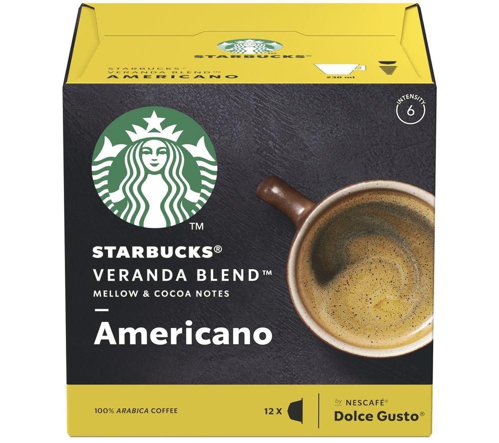 STARBUCKS Dolce Gusto Veranda Blend Americano Coffee Pods - Pack of 12