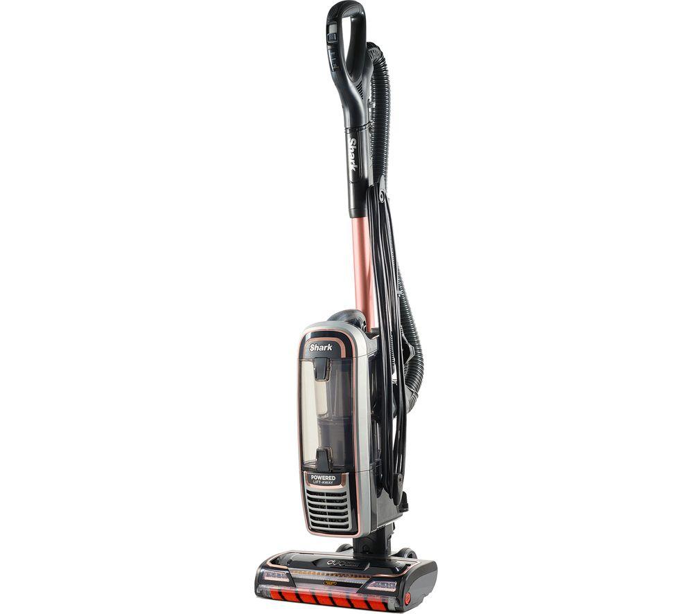 SHARK DuoClean Powered Lift-Away True Pet Anti Hair Wrap AZ910UKT Upright Bagless Vacuum Cleaner - Rose Gold