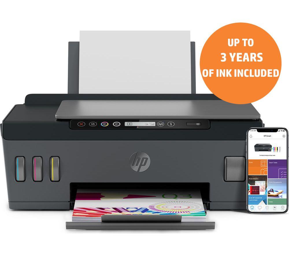 HP Smart Tank Plus 555 All-in-One Wireless Inkjet Printer  Black