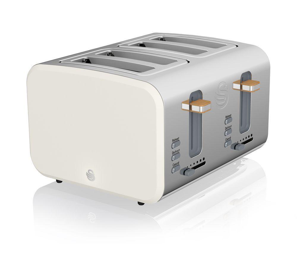 RUG DOCTOR Nordic ST14620WHTN 4-Slice Toaster - White