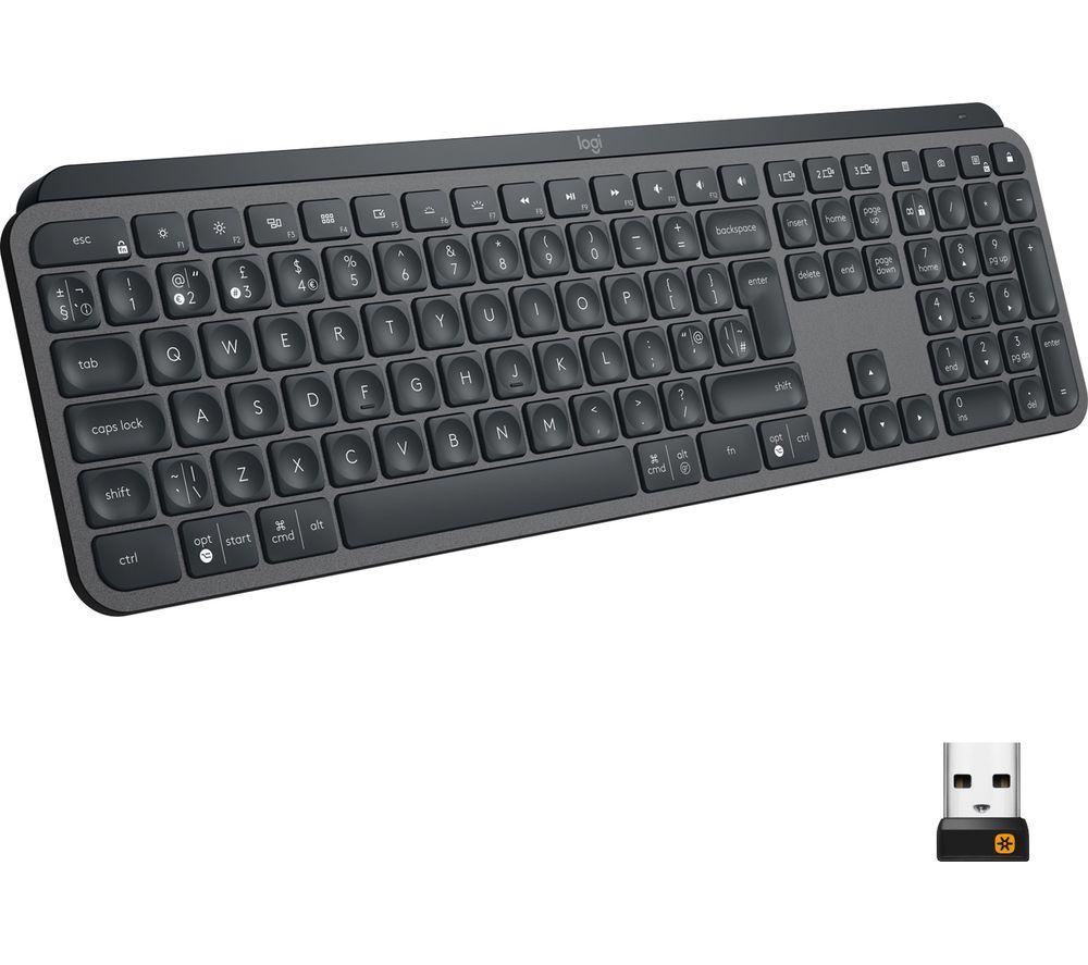 LOGITECH MX Keys Wireless Keyboard  Black