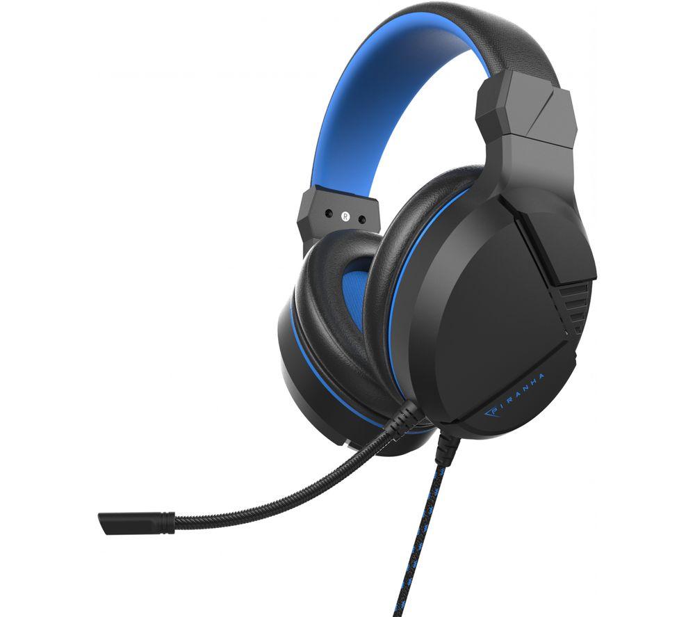 PIRANHA HP40 Gaming Headset - Black & Blue