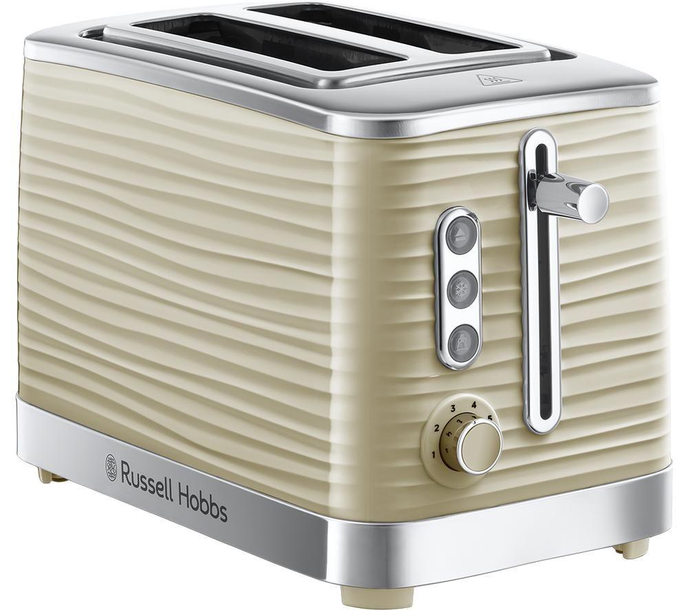 RUSSELL HOBBS Inspire 24374 2-Slice Toaster - Cream