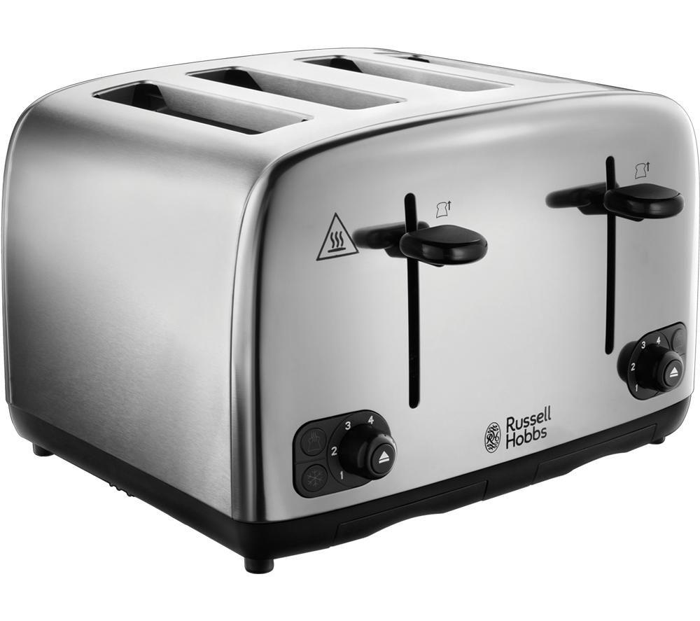 RUSSELL HOBBS Adventure 24090 4-Slice Toaster - Stainless Steel