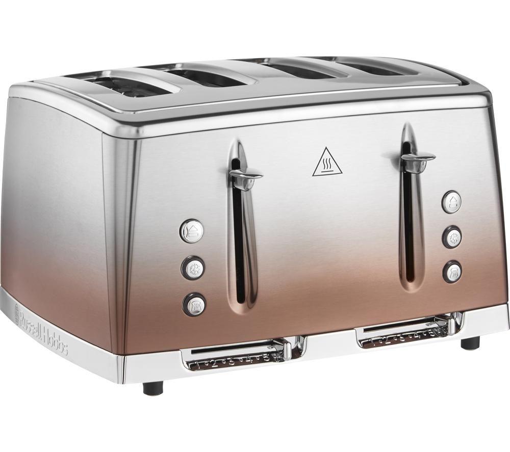 RUSSELL HOBBS Eclipse 25143 4-Slice Toaster - Copper Sunset