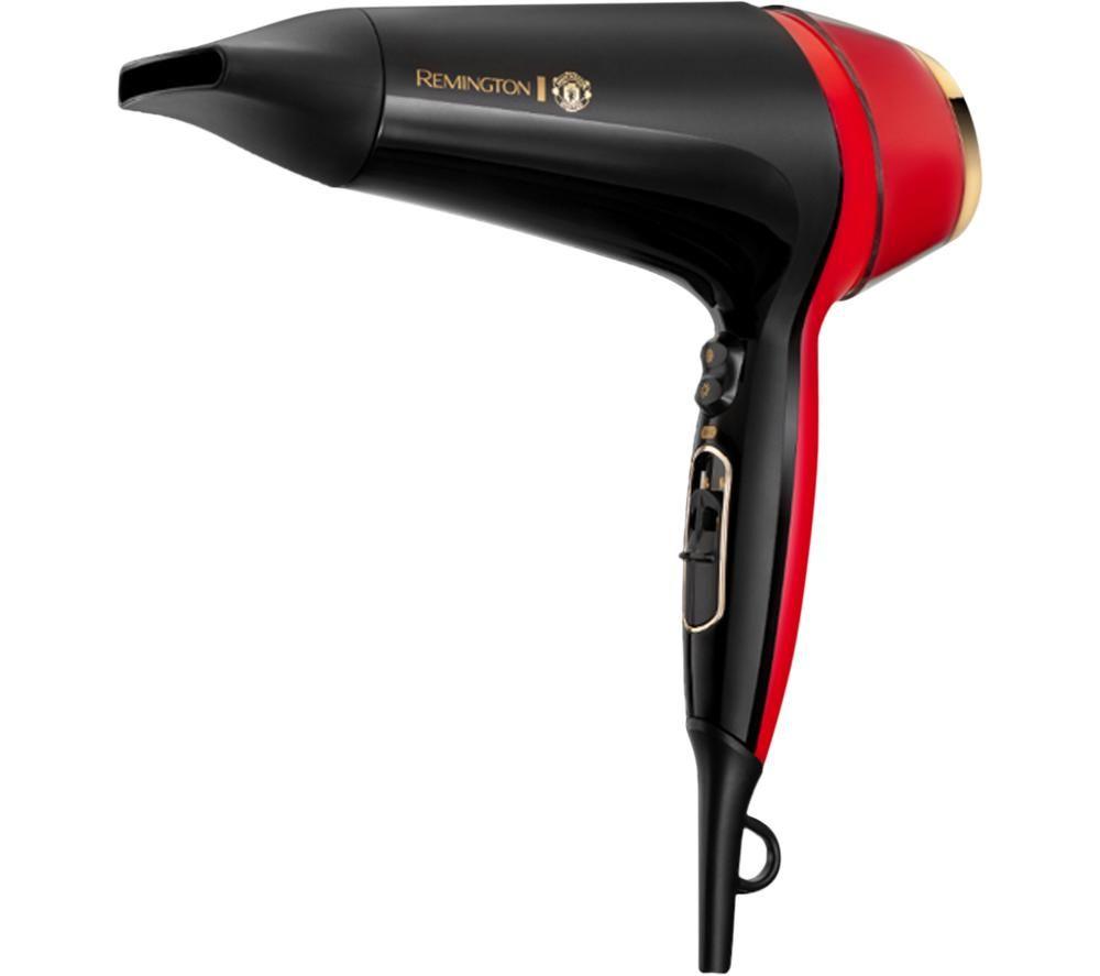 REMINGTON Thermacare Pro 2400 Manchester United Edition Hair Dryer - Black & Red
