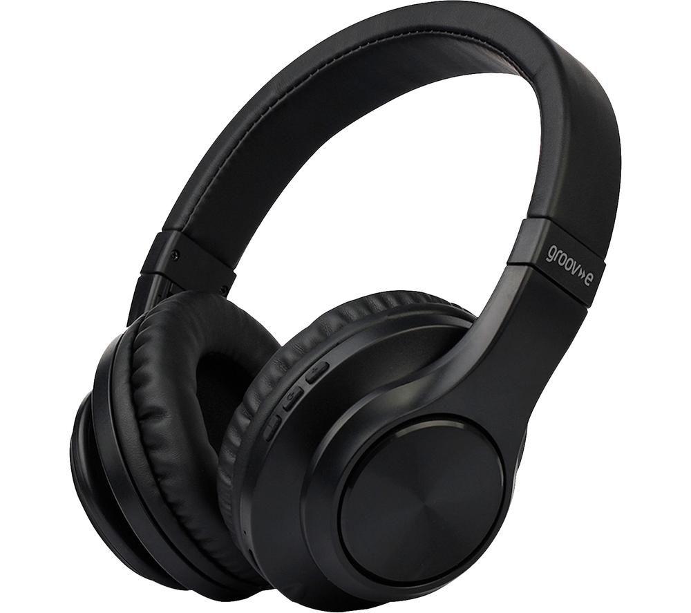 GROOV-E Rhythm GV-BT550 Wireless Bluetooth Headphones - Black
