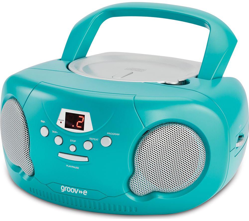 GROOV-E Original Boombox GV-PS733 Portable FM/AM Boombox - Green