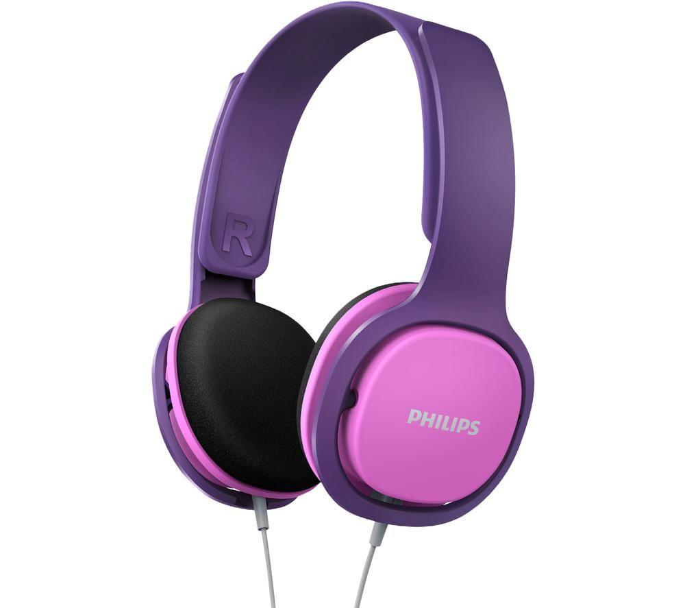 Philips SHK2000PK Kids Headphones Pink & Purple