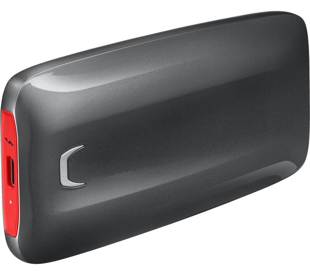 SAMSUNG X5 External SSD - 500 GB  Silver/Grey Red
