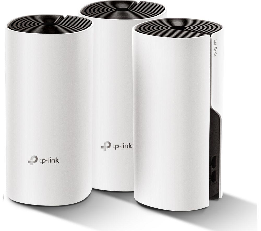 TP-LINK Deco M4 Whole Home WiFi System - Triple Pack  White