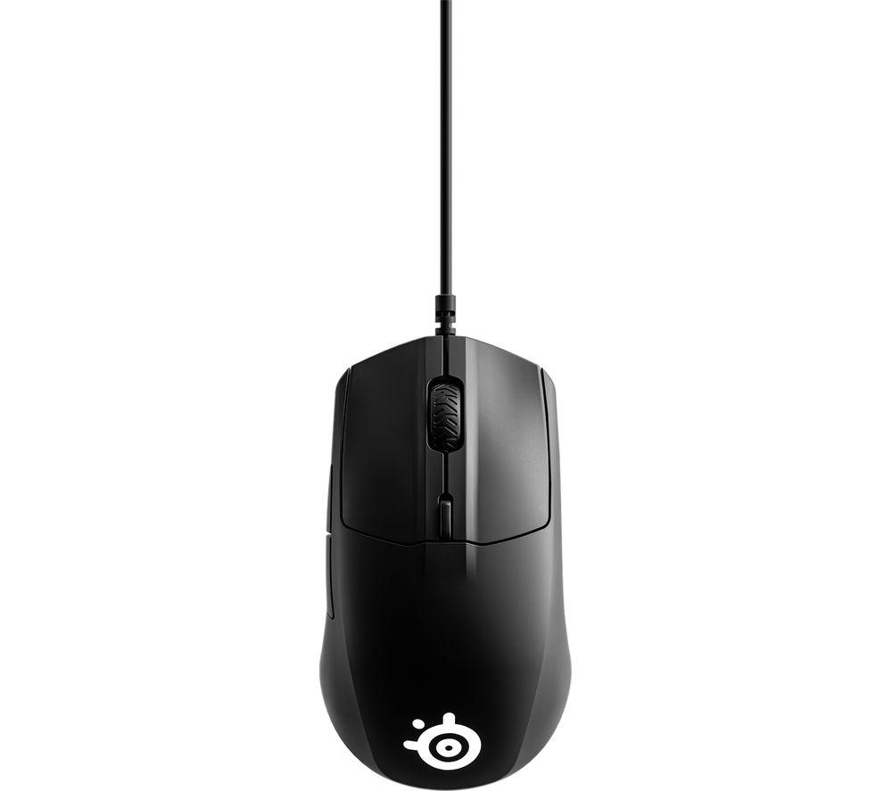 STEELSERIES Rival 3 RGB Optical Gaming Mouse  Black