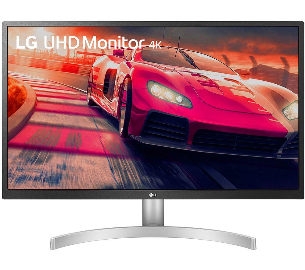 LG UltraGear 27UL500-W 4K Ultra HD 27 IPS LCD Gaming Monitor - White