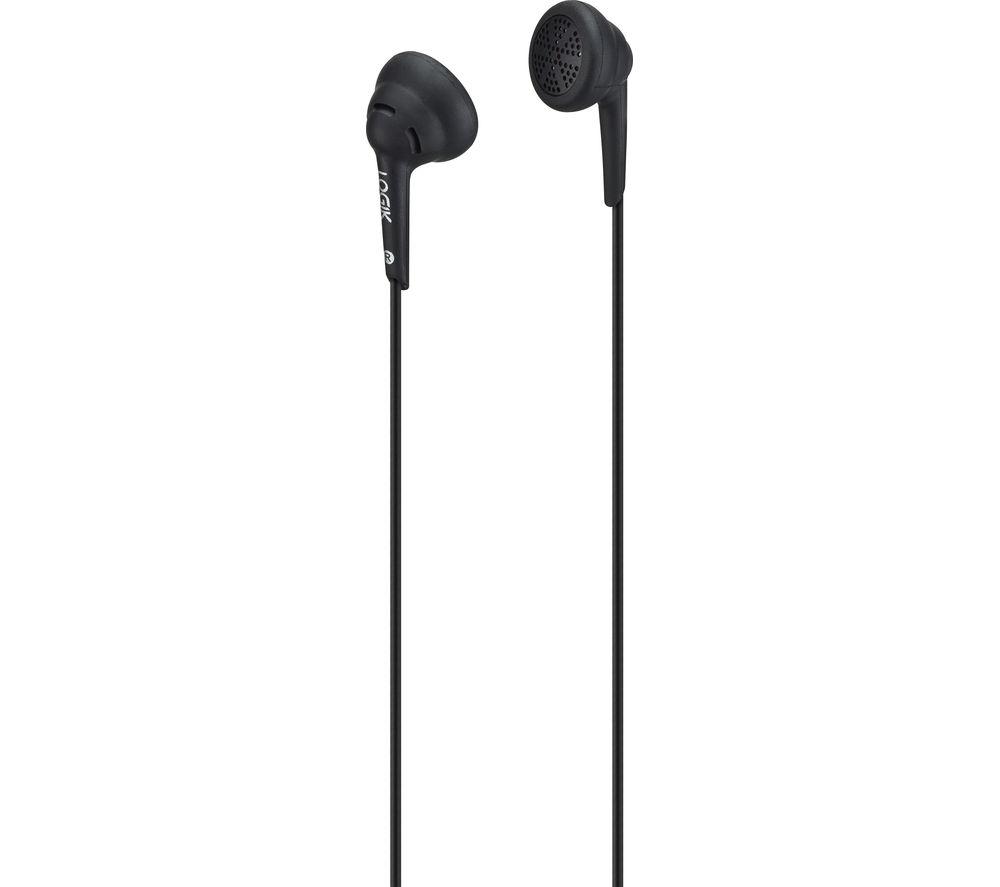 LOGIK Gelly LGELBLK21 Headphones - Black