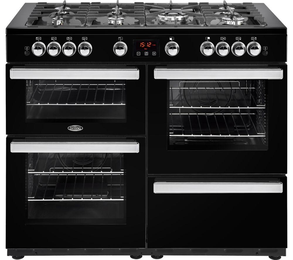 BELLING Cookcentre 110G Gas Range Cooker - Black