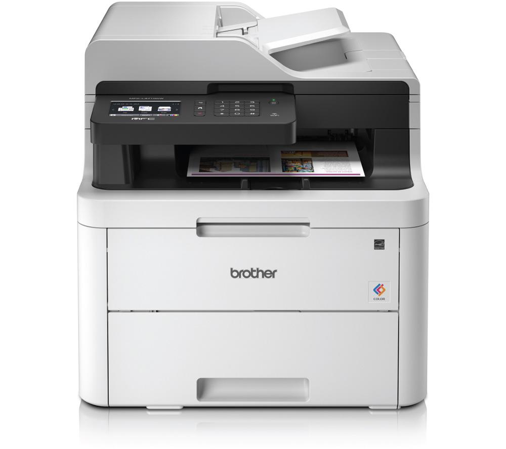 BROTHER MFCL3710CW All-in-One Laser Printer with Fax  Silver/Grey