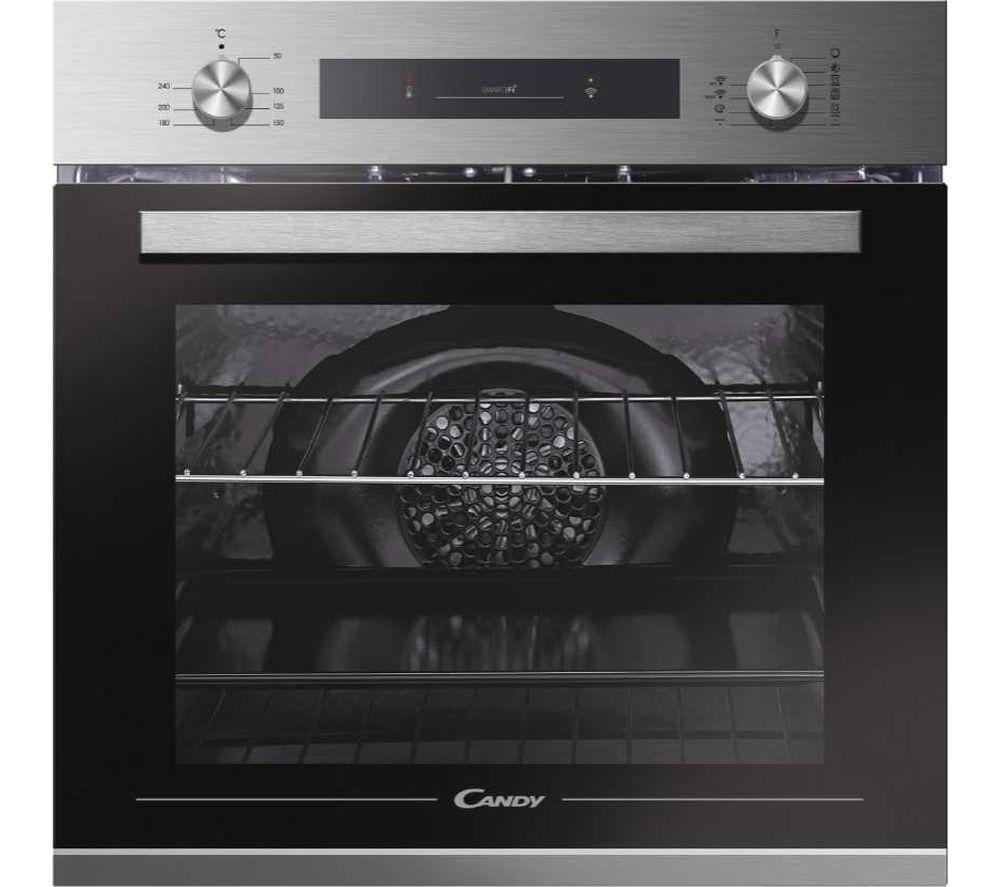CANDY FCP602X E0E/E Electric Smart Oven - Stainless Steel & Black