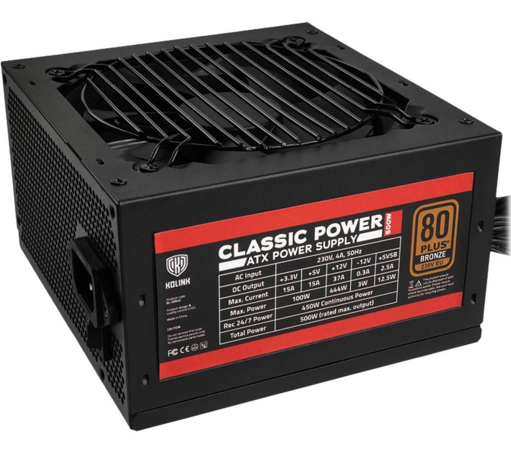 KOLINK Classic KL-500v2 ATX PSU 500 W