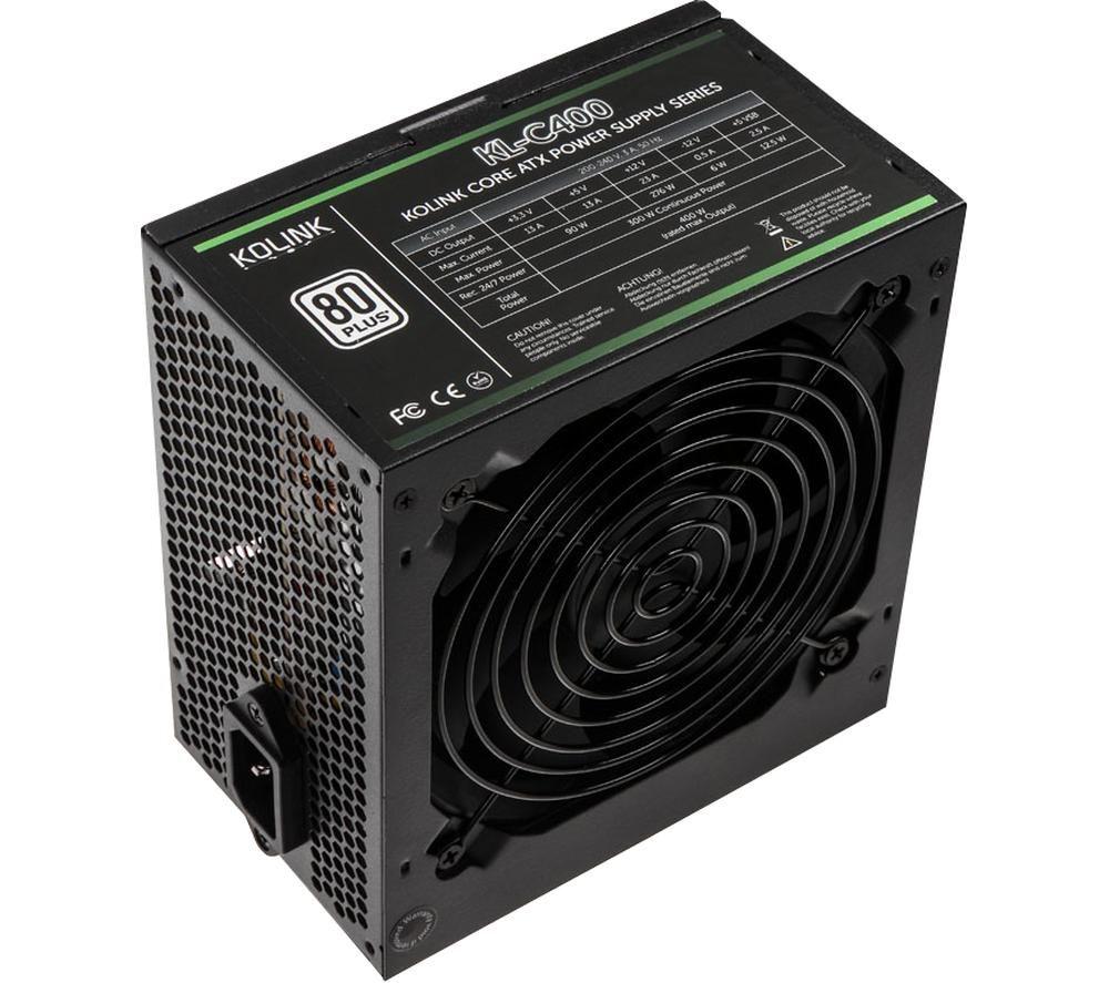 KOLINK Coreu0026tradeKL-C400 ATX PSU - 400 W