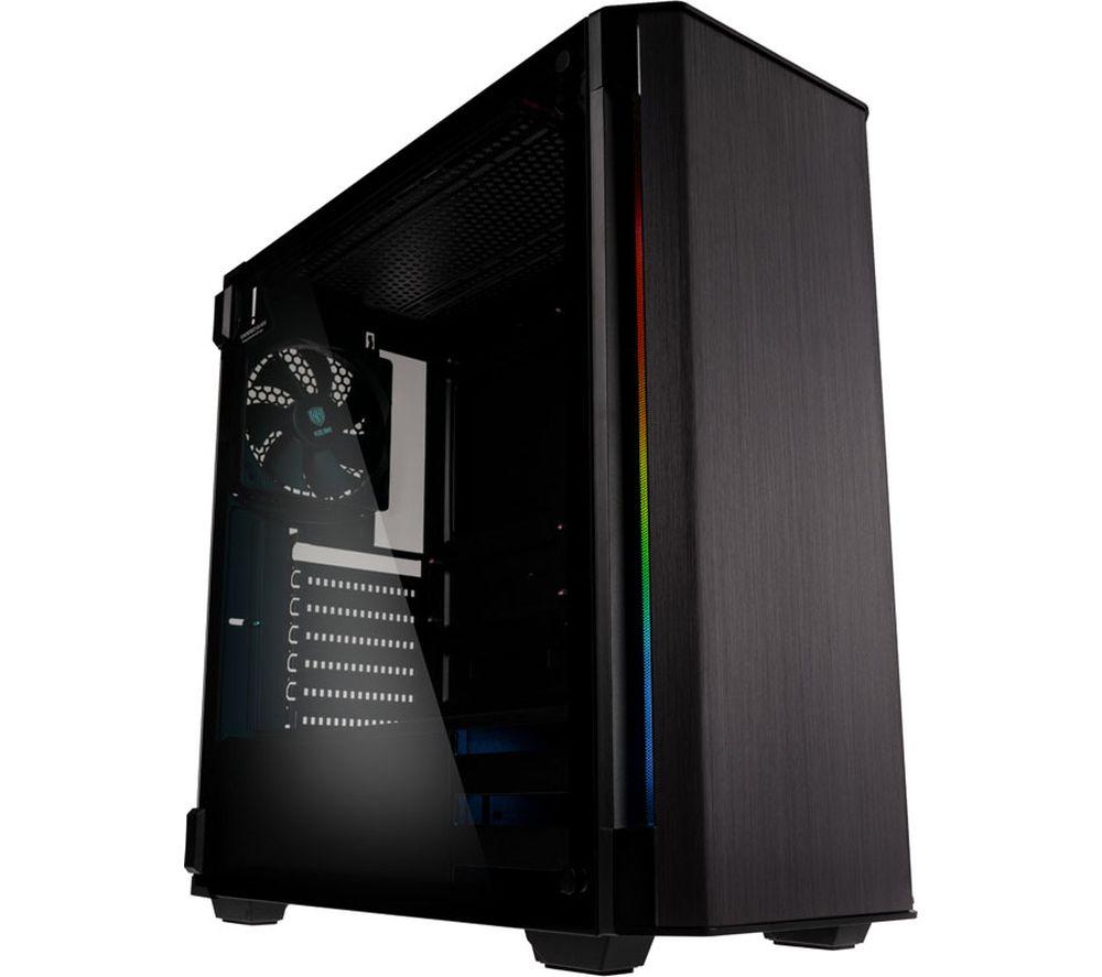 KOLINK Refine E-ATX Mid-Tower PC Case  Silver/Grey