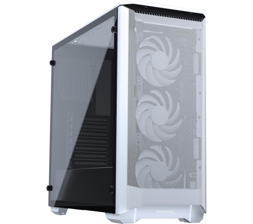 PHANTEKS Eclipse P400A RGB ATX Mid-Tower PC Case - White