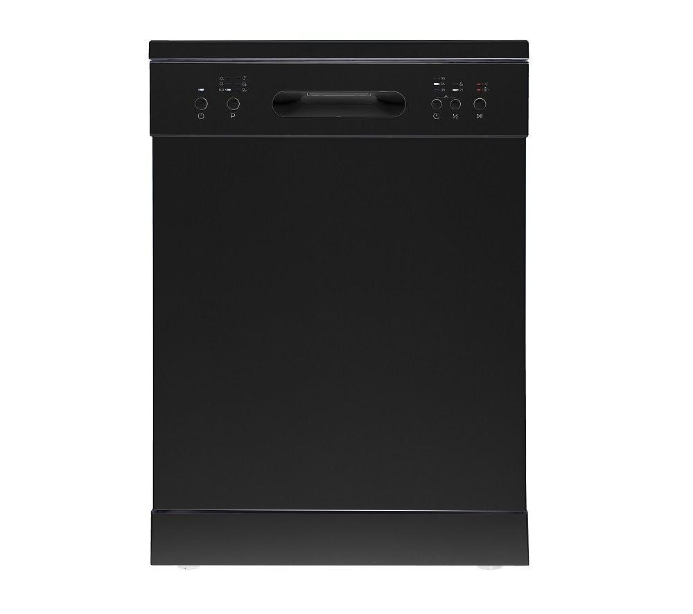 ESSENTIALS CUE CDW60B20 Full-size Dishwasher - Black