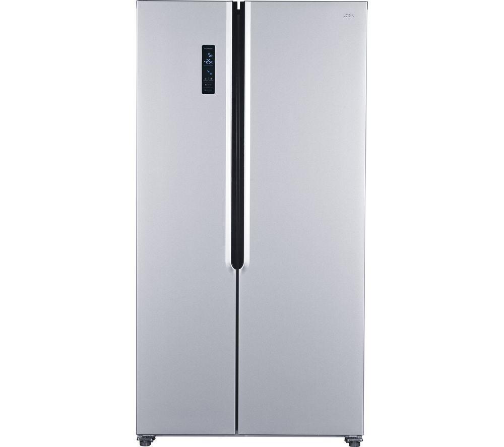 LOGIK LSSBSS20 American-Style Fridge Freezer - Inox