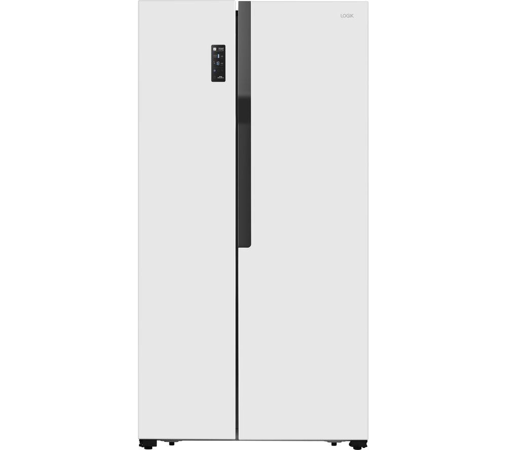 LOGIK LSBSW20 American-Style Fridge Freezer - White