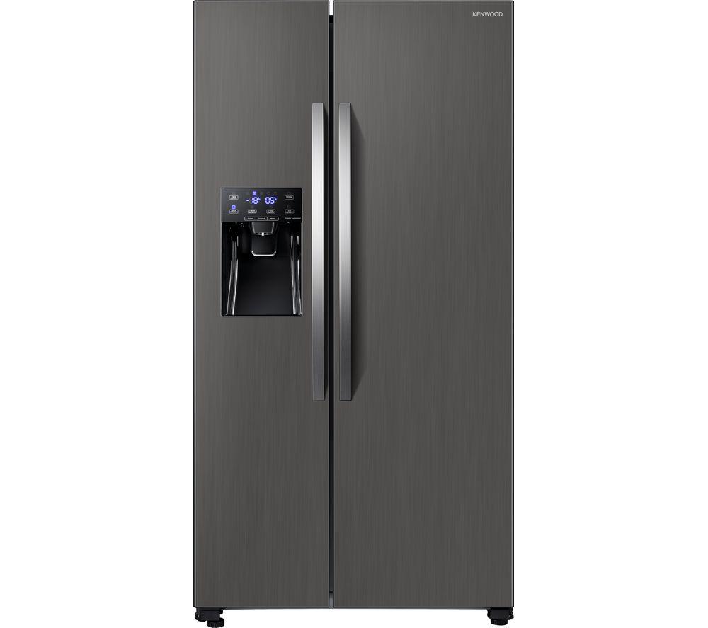 KENWOOD KSBSDIX20 American-Style Fridge Freezer - Inox