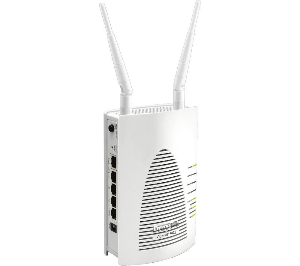 DRAYTEK Vigor VAP903-K WiFi Range Extender - AC 1200  Dual-band  White