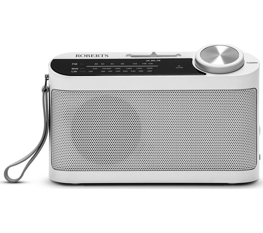 ROBERTS Classic 993 Portable FM/AM Radio - White