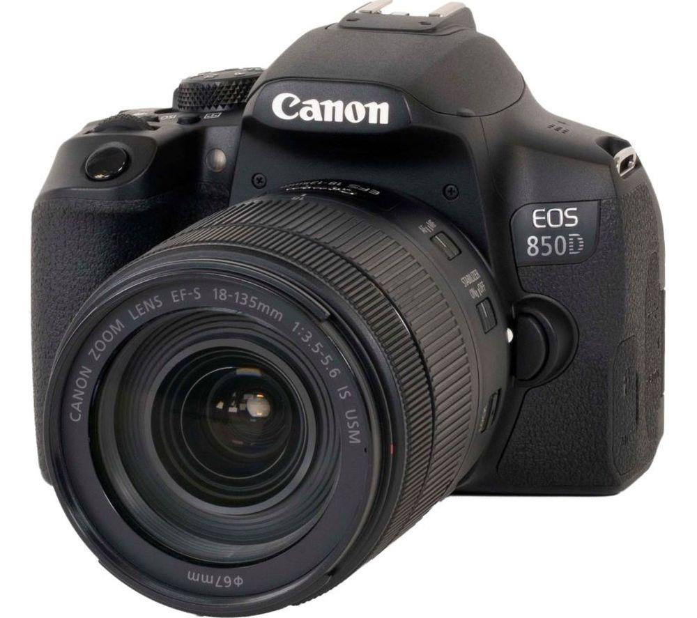 CANON EOS 850D DSLR Camera with EF-S 18-135 mm f/3.5-5.6 IS USM Lens