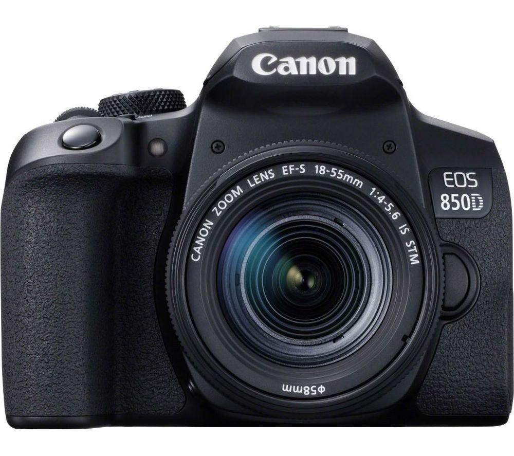 CANON EOS 850D DSLR Camera with EF-S 18-55 mm f/4.0 - f/5.6 IS STM Lens