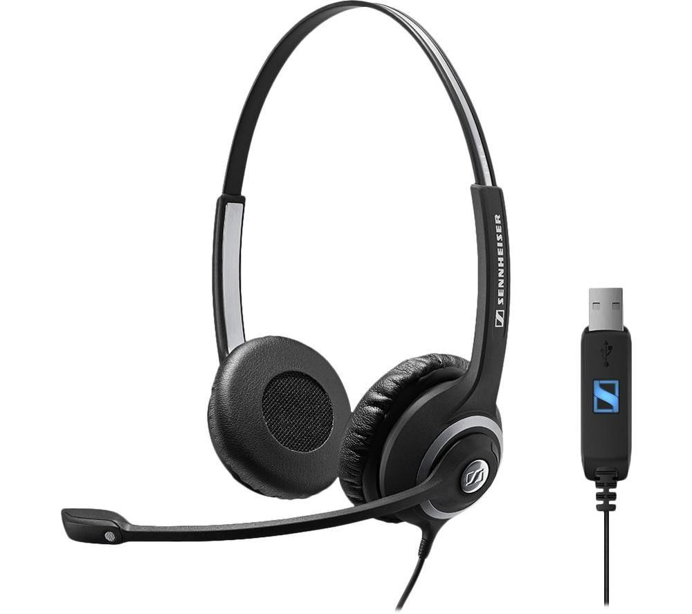 SENNHEISER Circle SC 260 USB Headset - Black  Silver/Grey