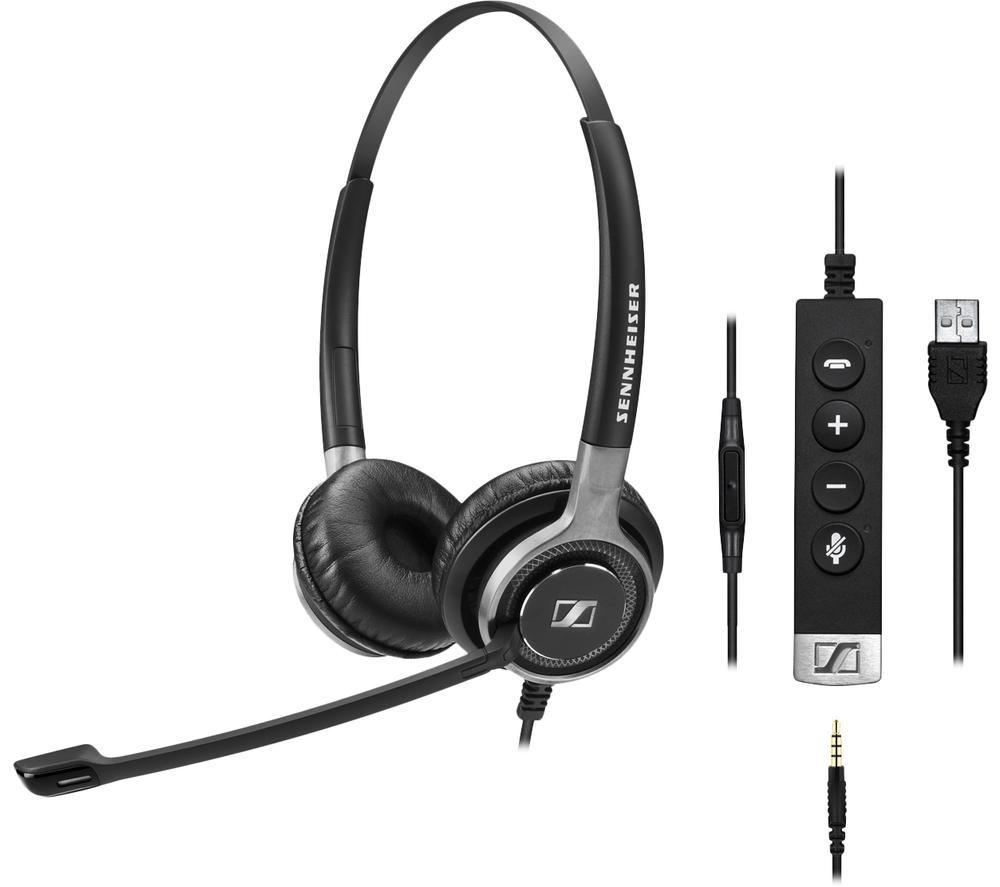 SENNHEISER Century SC 665 USB Headset - Black & Silver