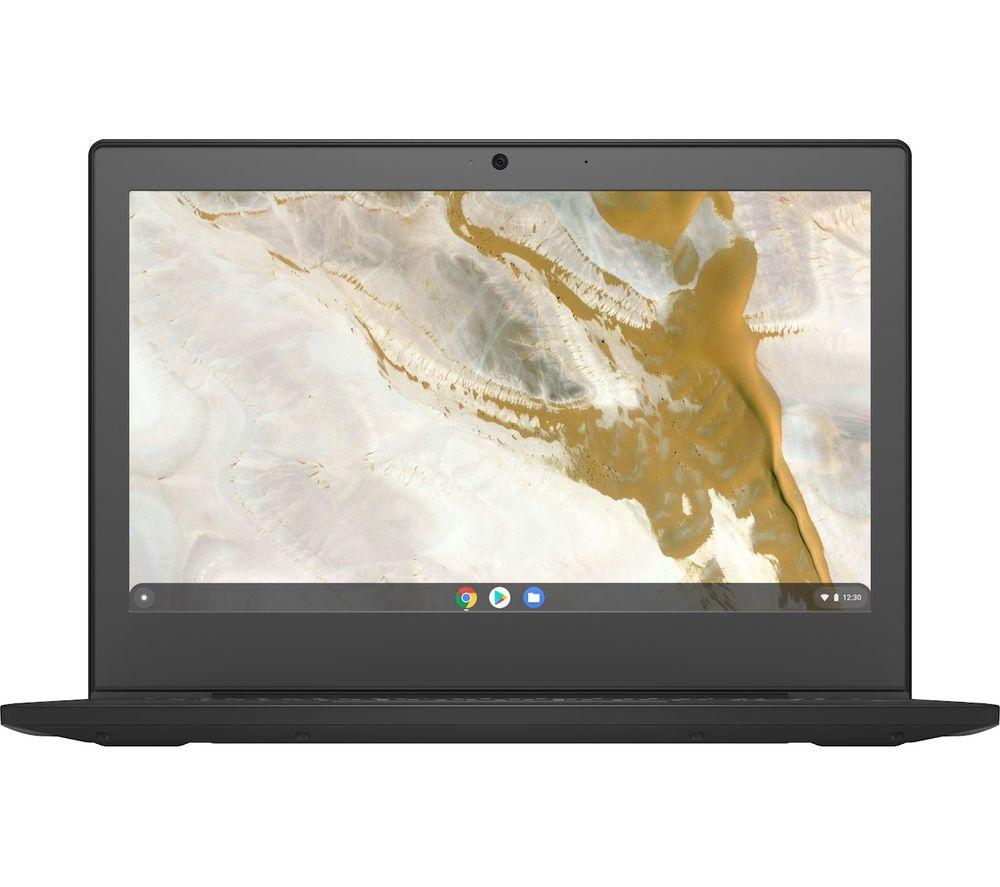 LENOVO IdeaPad 3i 11.6inch Chromebook - IntelCeleron  32 GB eMMC  Black  Black