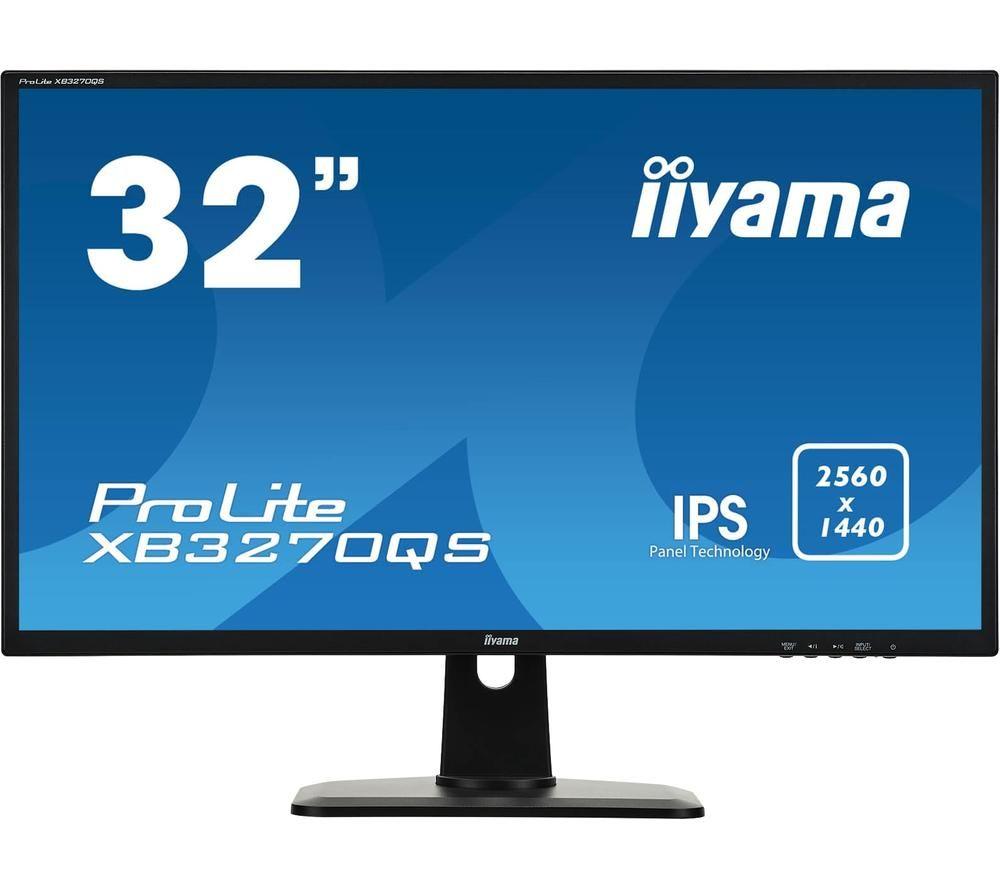 Iiyama ProLite XB3270QSB1 Quad HD 32 IPS LCD Monitor - Black